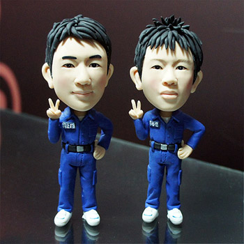 工兵公仔娃娃-藍色工作服